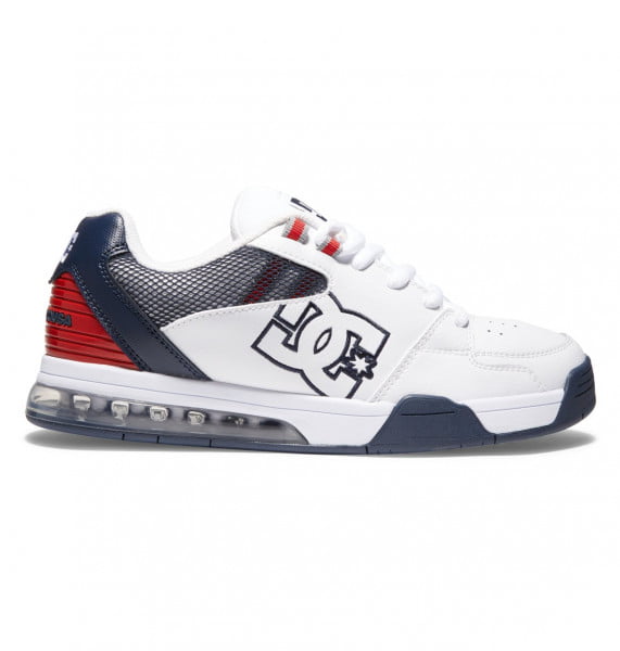 фото Кроссовки мужские dc shoes adys100669 белые 40.5 ru