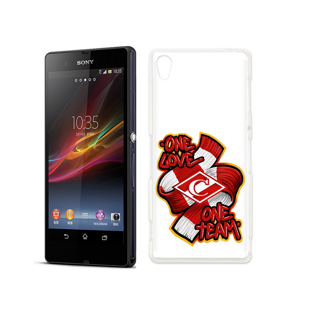 

Чехол MyPads Tocco для Sony Xperia Z ФК спарак 1 любовь, Прозрачный, Tocco