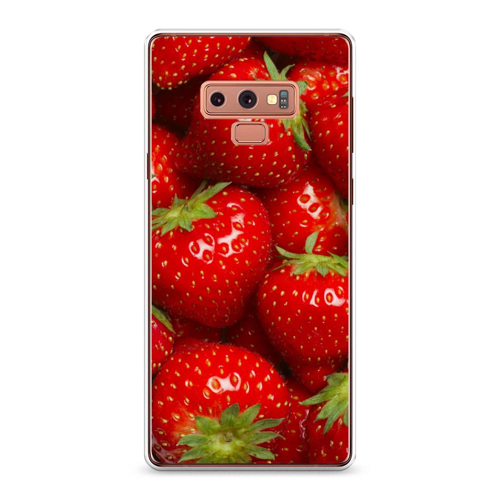 

Чехол Awog на Samsung Galaxy Note 9 "Клубника", Красный;зеленый, 26350-10