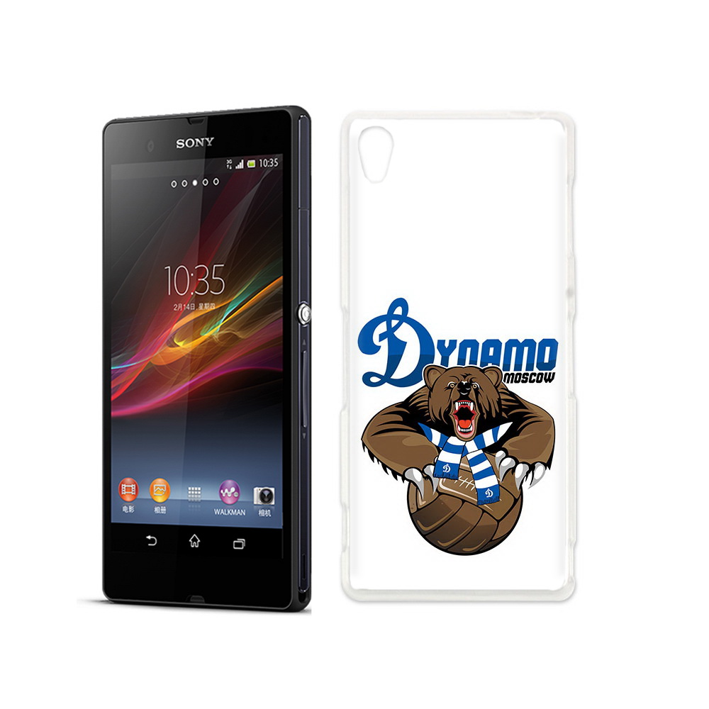 

Чехол MyPads Tocco для Sony Xperia Z ФК Динамо медведь, Прозрачный, Tocco