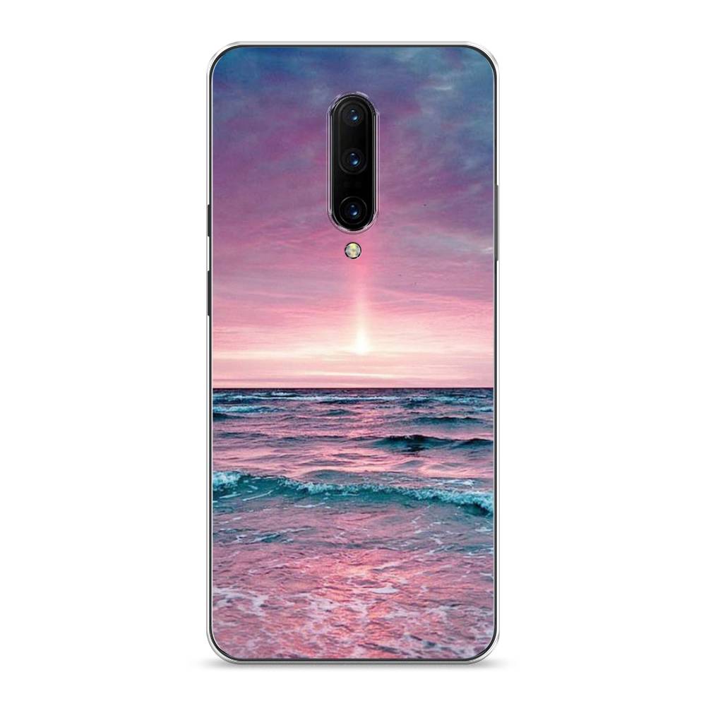 

Чехол на OnePlus 7 Pro "Восход 3", Розовый;голубой, 150850-2