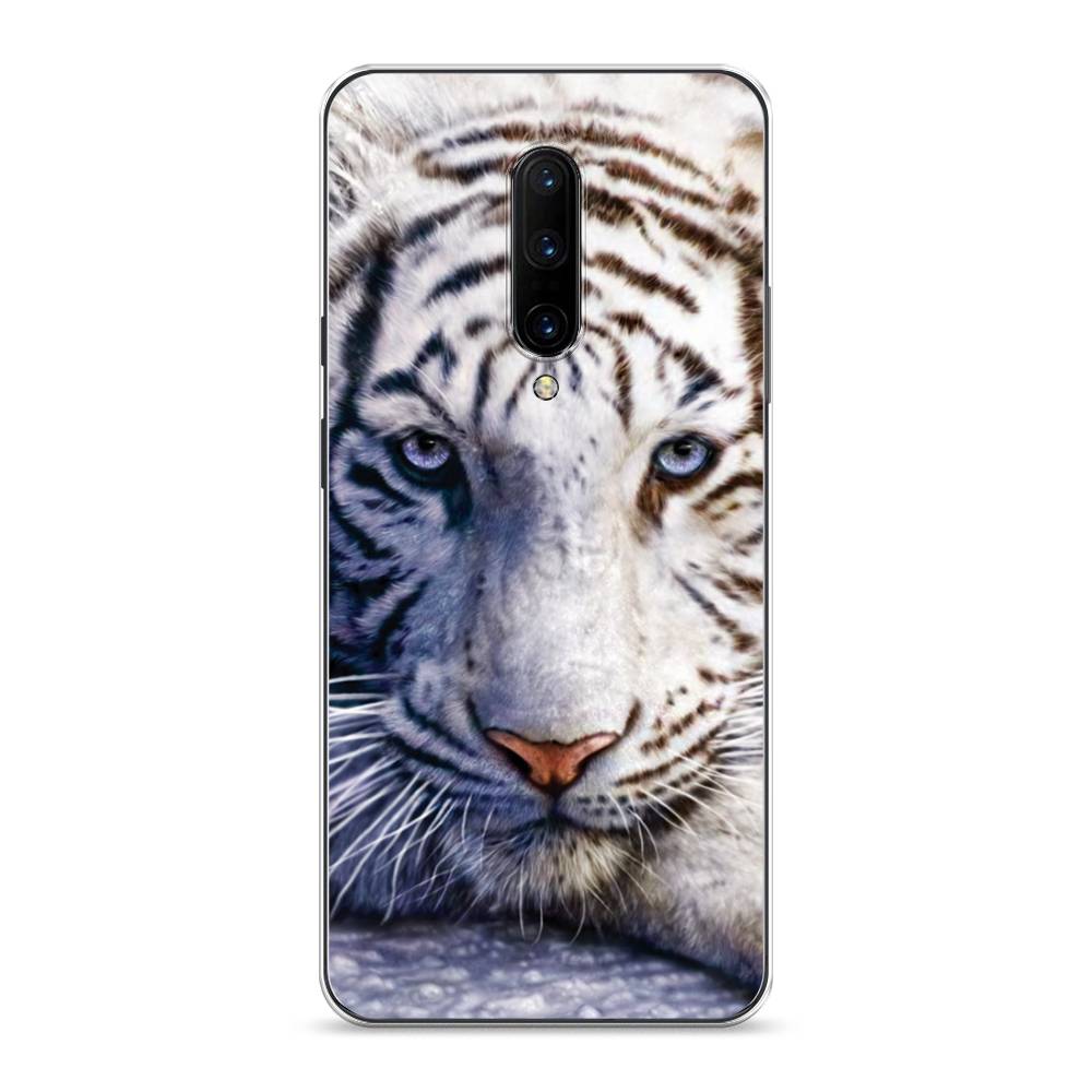

Чехол на OnePlus 7 Pro "Бенгальский тигр", Коричневый;белый, 150850-1
