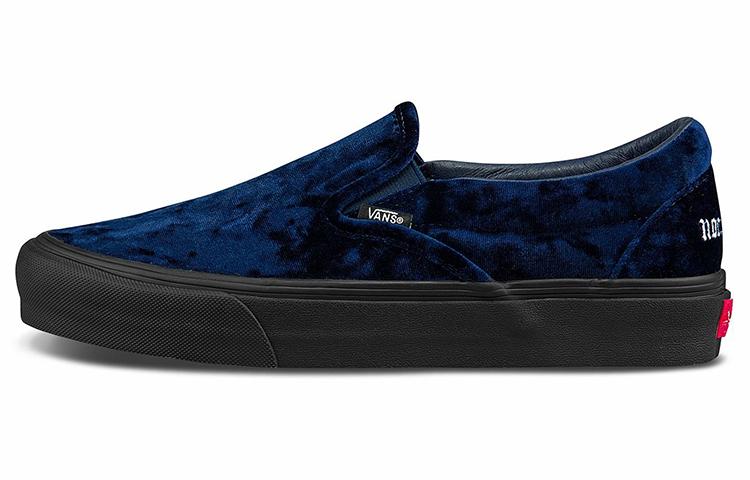 

Слипоны унисекс Vans slip-on синие 40 EU, Синий, slip-on