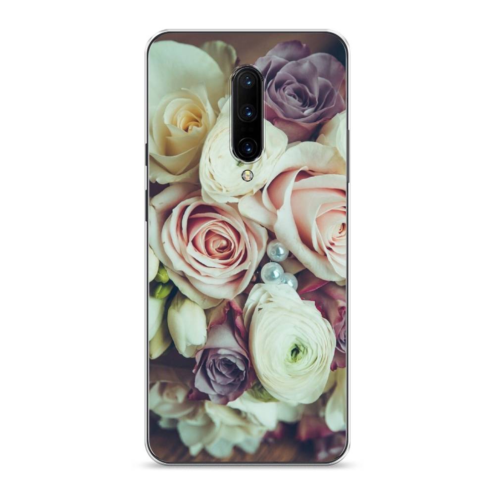

Чехол на OnePlus 7 Pro "Свадебный букет", Белый;фиолетовый, 150850-2
