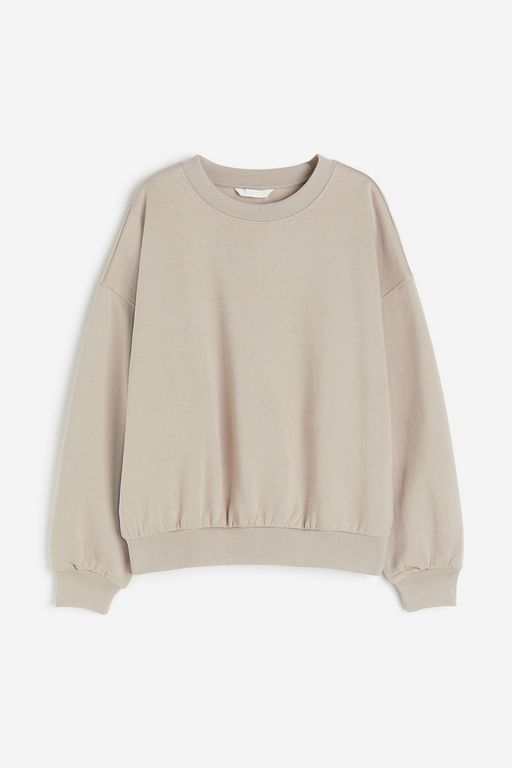 

Свитшот женский H&M 1225223 бежевый 2XL, 1225223