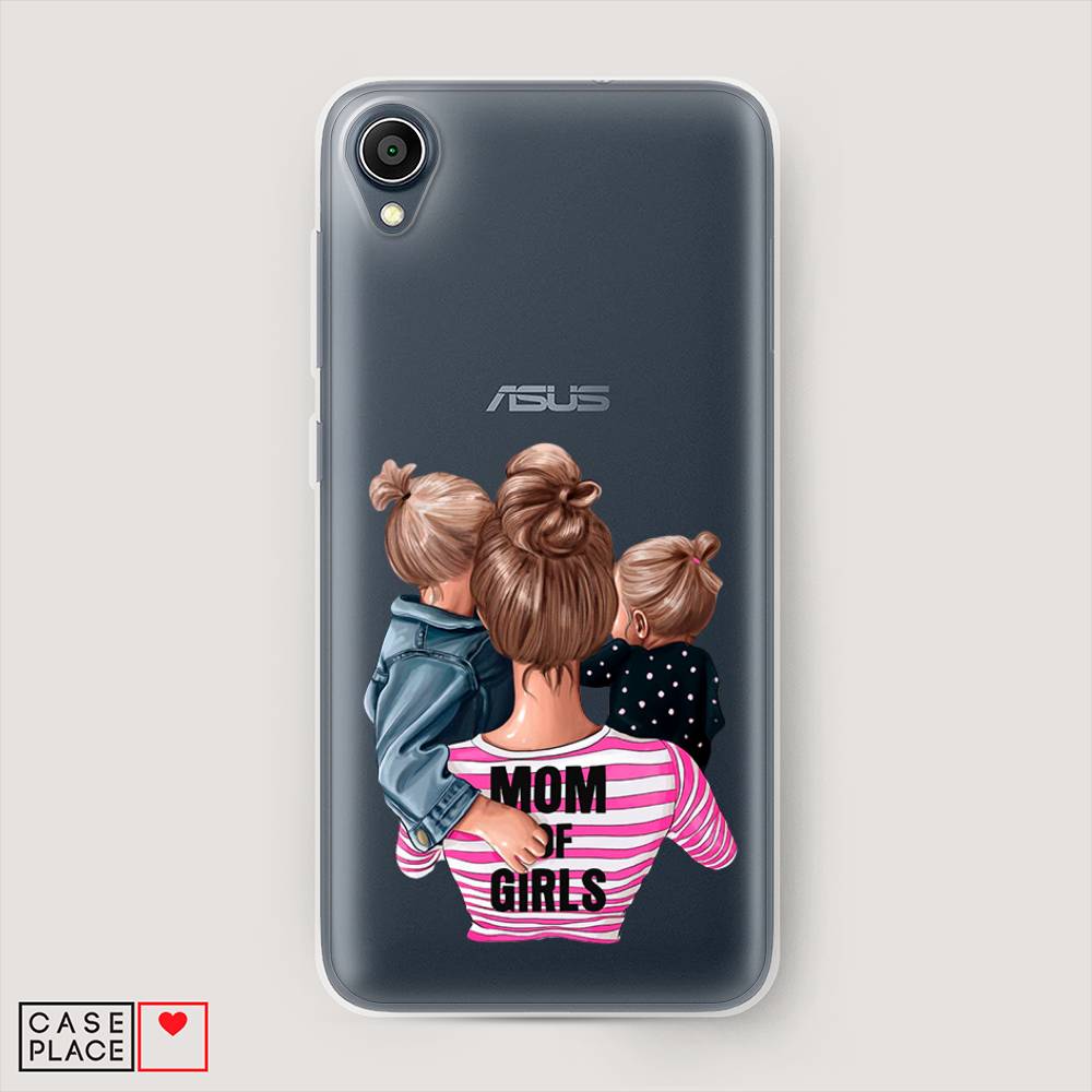 фото Чехол awog "mom of girls" для asus zenfone live l1 za550kl