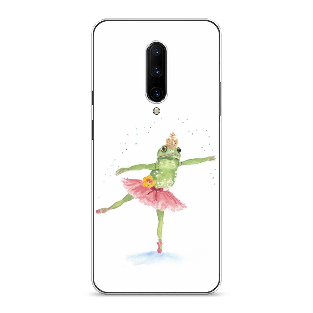 

Чехол на OnePlus 7 Pro "Лягушка-балерина", Зеленый, 150850-4