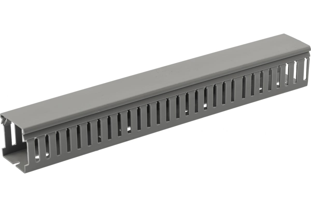 

Кабель канал ЭРА KK-25-25-PERF перфорированный, 25х25, серый Б0050771