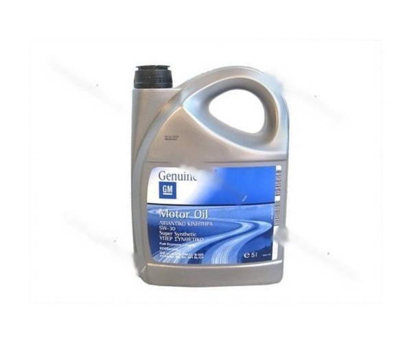 

Моторное масло General Motors GM 5W30 dexos 2 GM API SMCF ACEA A3B4C3 5л, 1942003