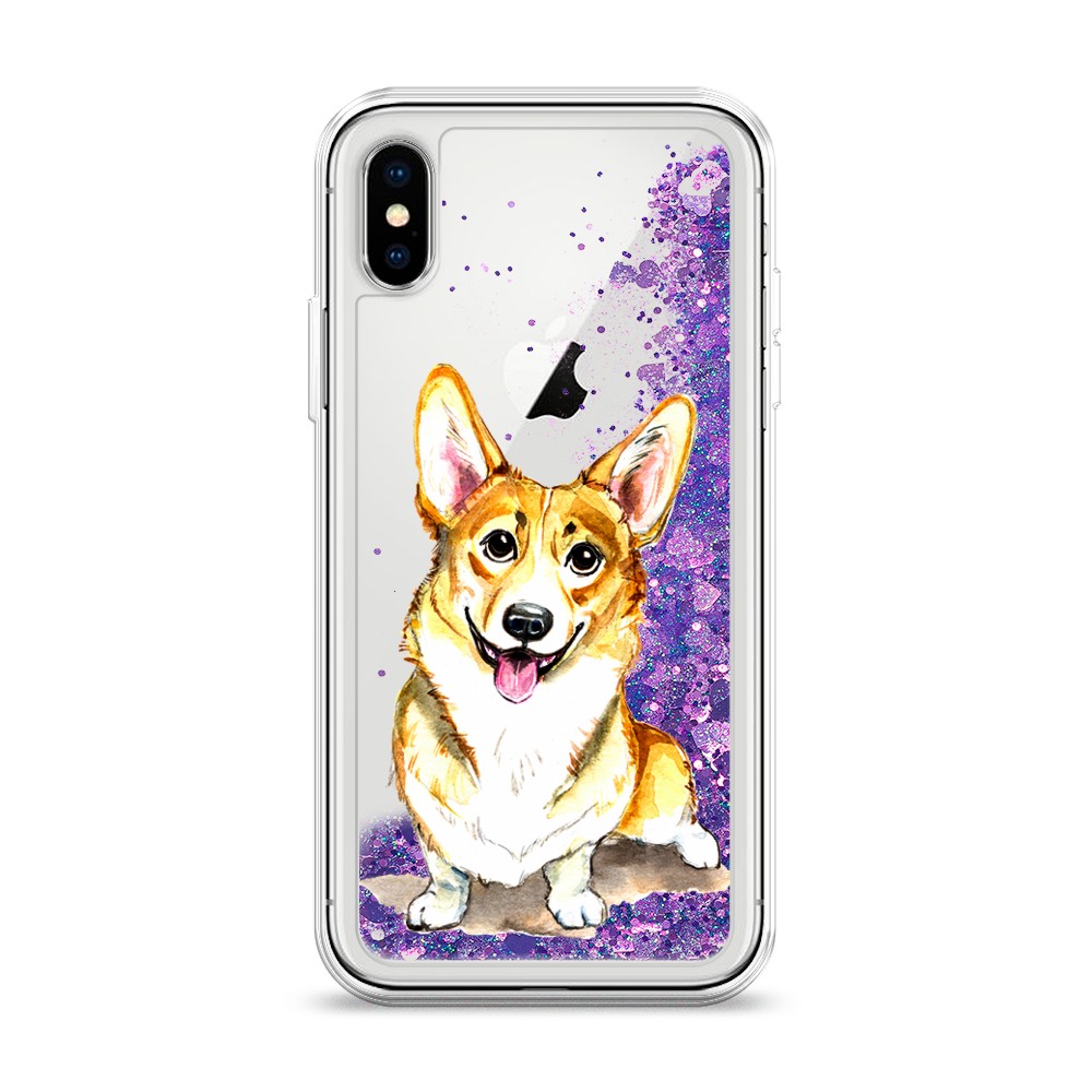 

Чехол Awog на Apple iPhone X (10) / Айфон X (10) "Малыш корги", Разноцветный, 11092-1