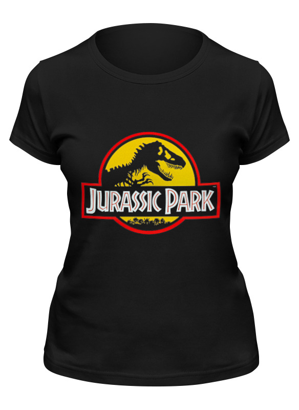 

Футболка женская Printio Jurassic park / парк юрского периода черная M, Jurassic park / парк юрского периода