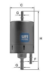 

Фильтр топливный UFI 3183000, Фильтр топливный UFI 3183000 UFI 3183000