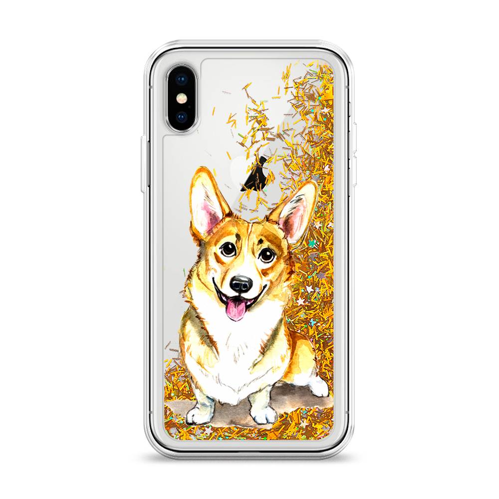 

Чехол Awog на Apple iPhone X (10) / Айфон X (10) "Малыш корги", 11090-1