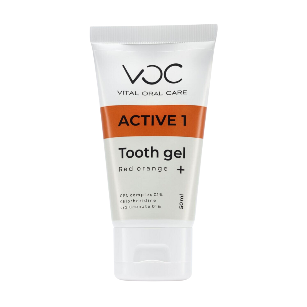 Зубная паста-гель VOC ACTIVE 1 50 мл антисептический заживляющий гель spot gel