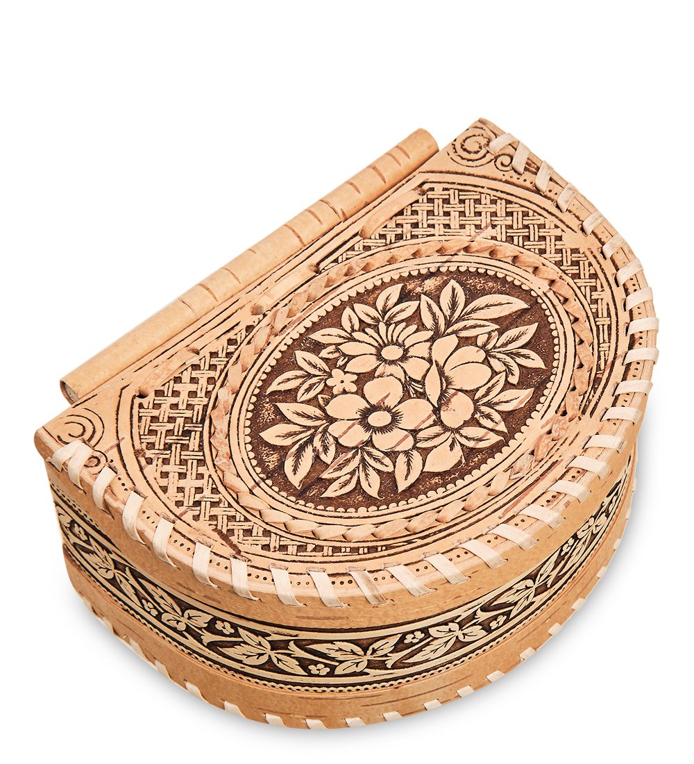 

Шкатулка Полевые цветы (береста), AT2161530