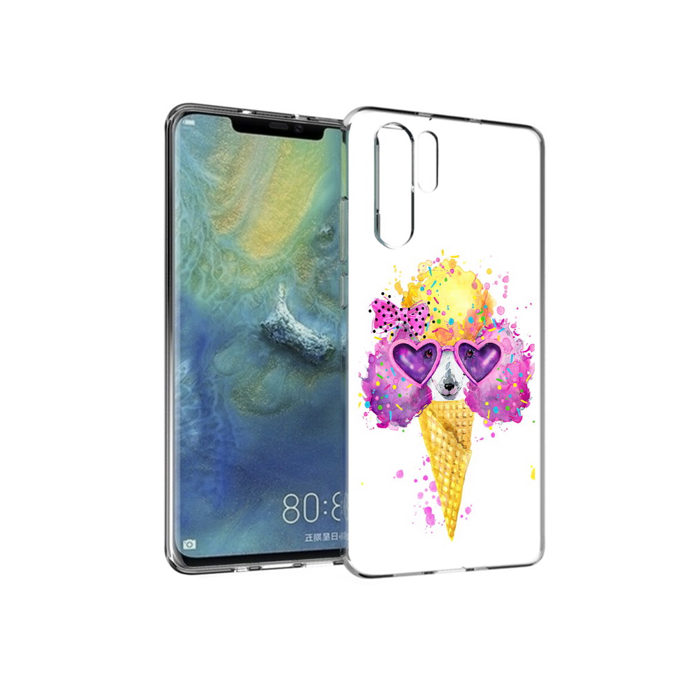 

Чехол MyPads Tocco для Huawei P30 Pro Рожок, Прозрачный, Tocco