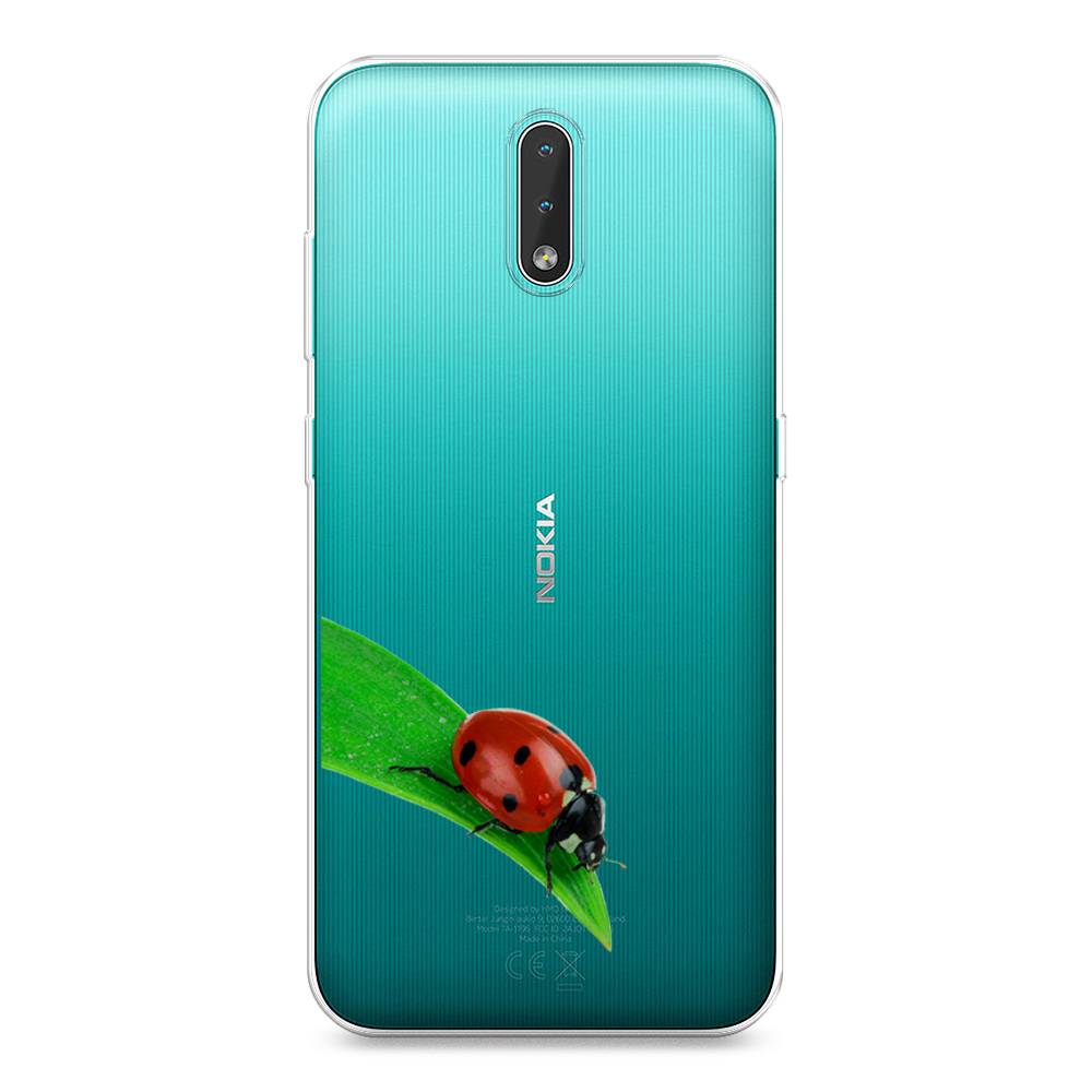 

Чехол Awog на Nokia 2.3 / Нокиа 2.3 "На счастье", Белый;красный;зеленый, 123250-1