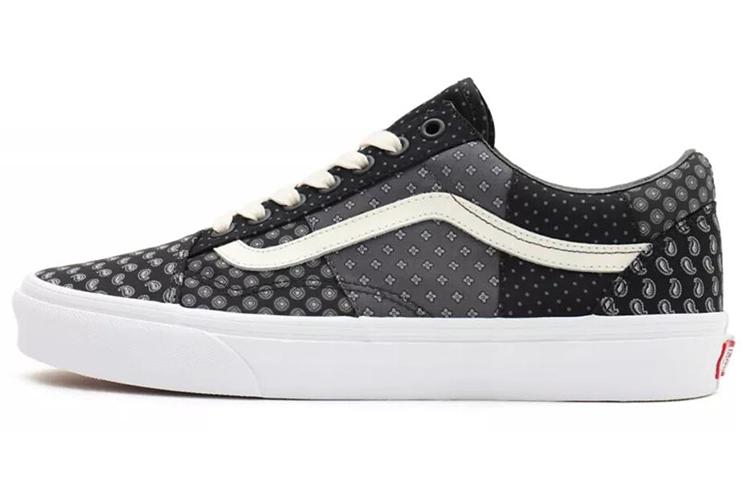 

Кеды унисекс Vans Old Skool Tie Print Patchwork черные 38.5 EU, Черный, Old Skool Tie Print Patchwork