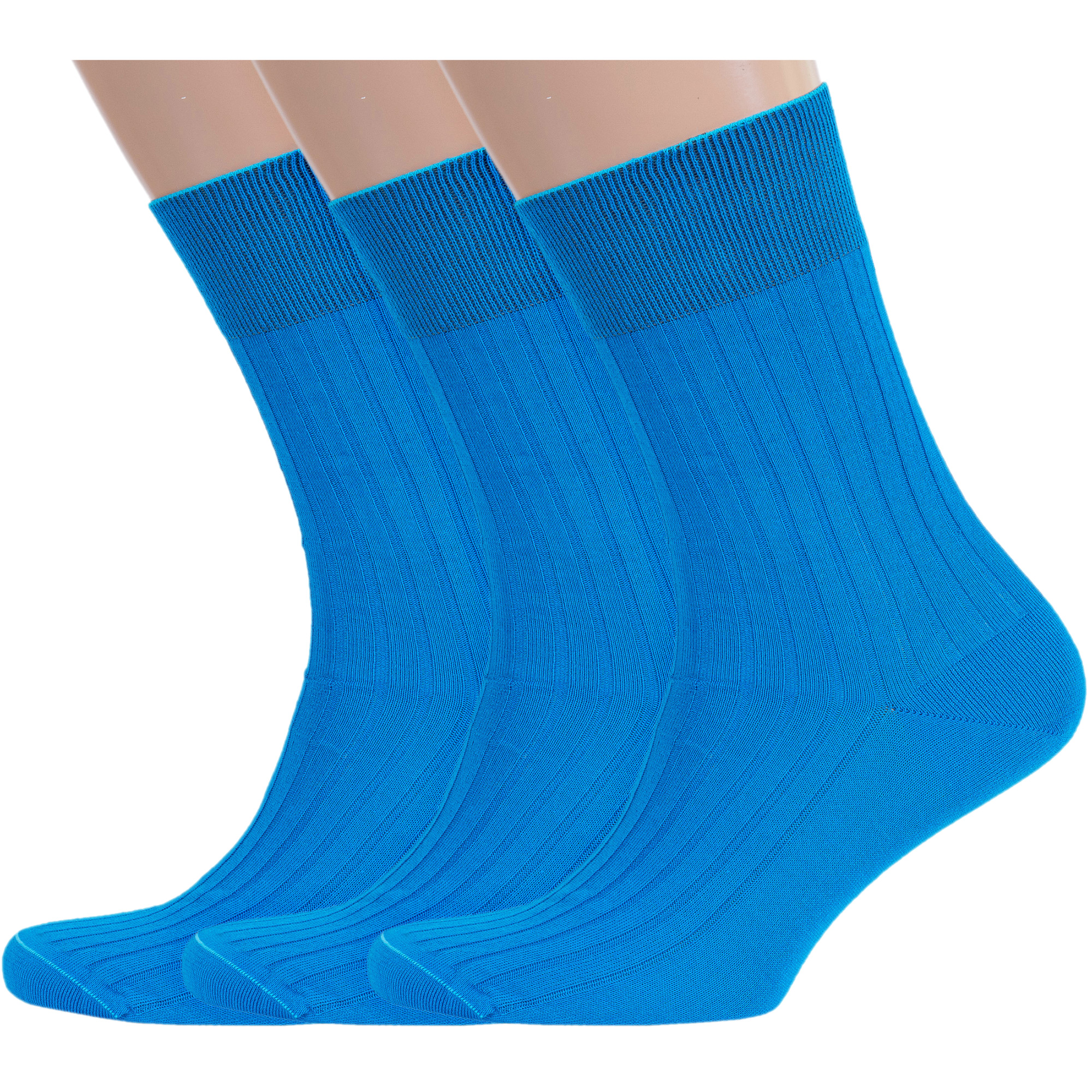 

Комплект носков мужских Rusocks бирюзовых, Бирюзовый, 3-М3-11001