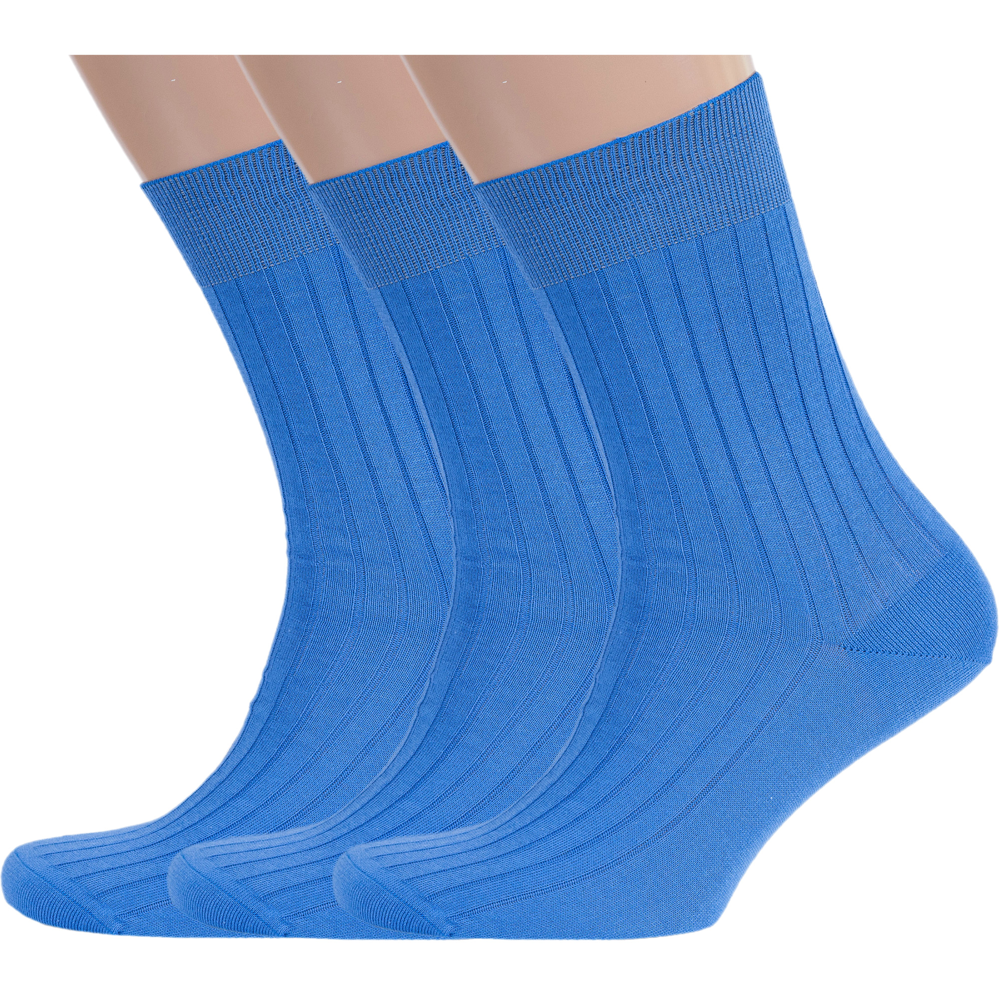 

Комплект носков мужских Rusocks голубых, Голубой, 3-М3-11001