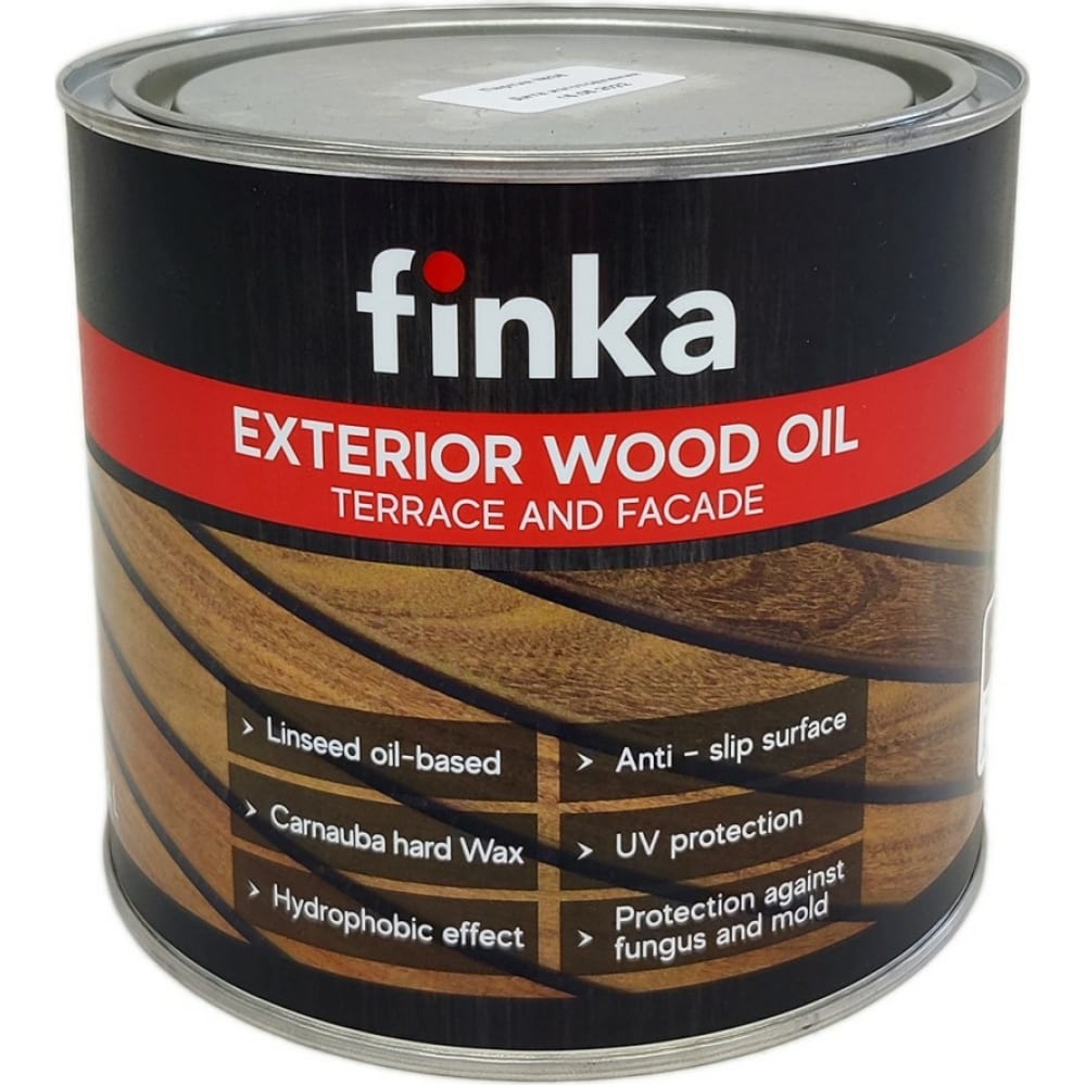 фото Масло для террас и фасадов finka exterior wood oil нazelnut, 2.2 л артикул fo-22h
