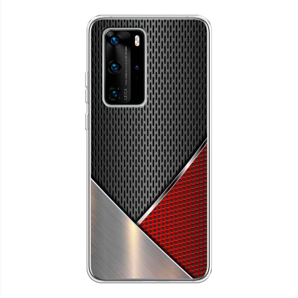 

Чехол Awog "Стальной металл" для Huawei P40 Pro, Черный;красный;серебристый, 610950-3