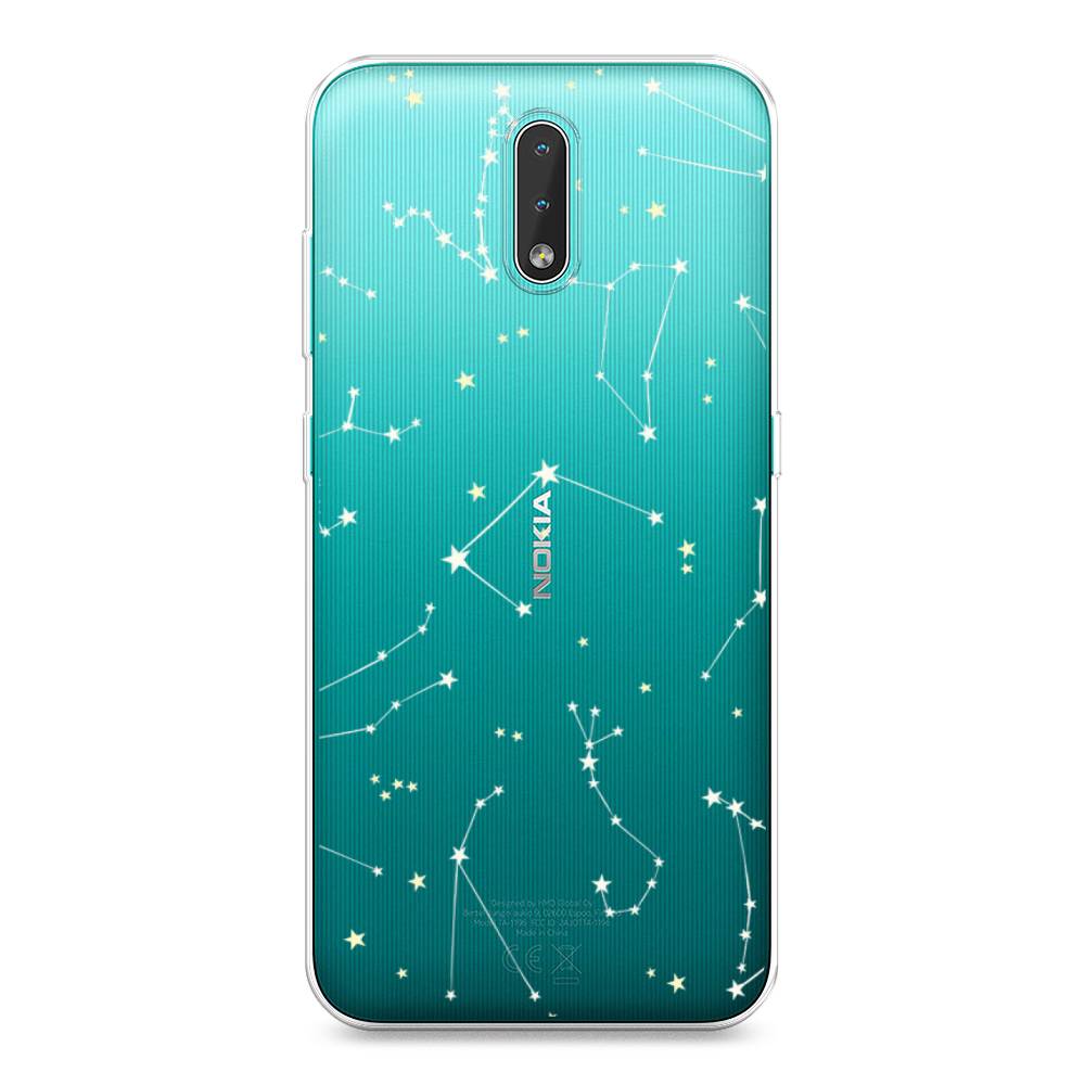 

Чехол Awog на Nokia 2.3 / Нокиа 2.3 "Созвездия", Прозрачный;серый;бежевый, 123250-7