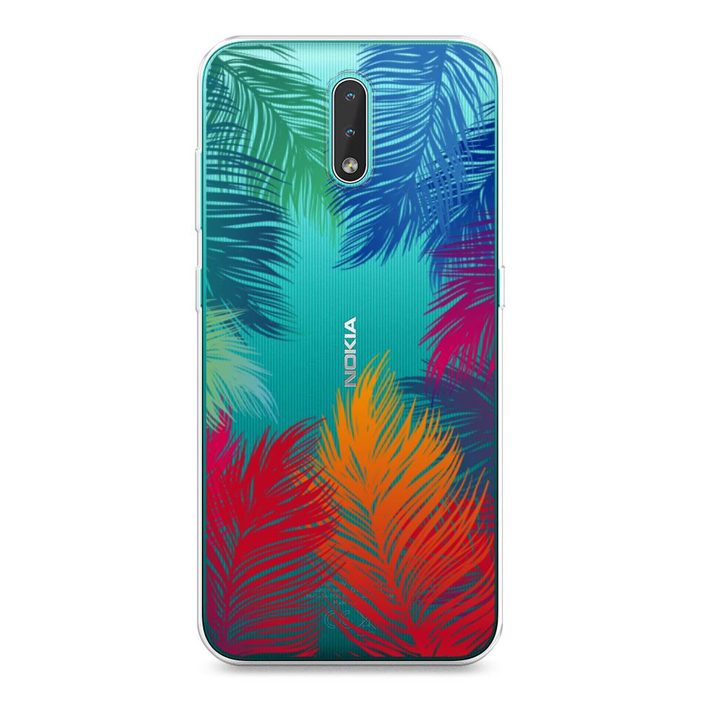 

Чехол Awog на Nokia 2.3 / Нокиа 2.3 "Рамка из перьев", Красный, 123250-4