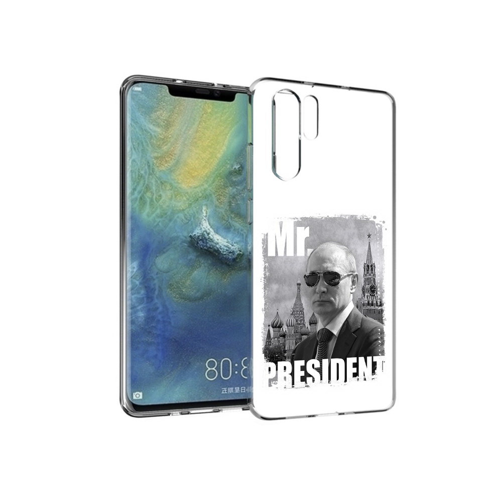 

Чехол MyPads Tocco для Huawei P30 Pro Путин, Прозрачный, Tocco