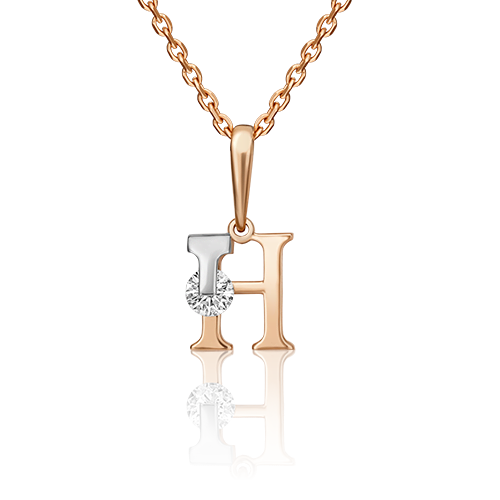 

Кулон из золота PLATINA jewelry 03-3119-Н-401-1111, фианит, 03-3119-Н-401-1111