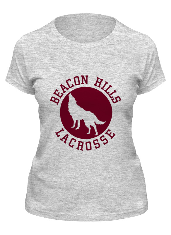 

Футболка женская Printio Teen wolf - beacon hills серая 2XL, Серый, Teen wolf - beacon hills