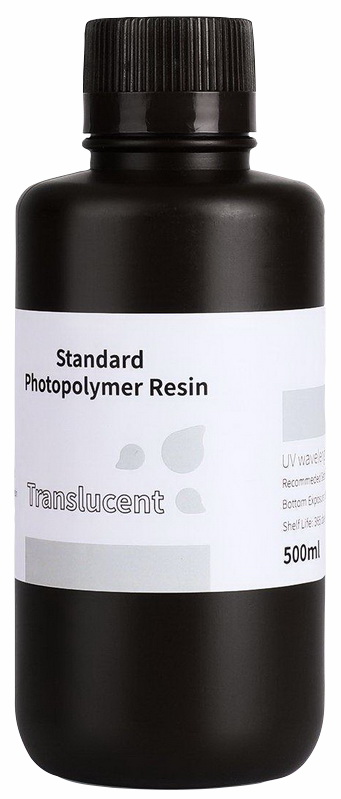 

Фотополимер Elegoo Standard Resin (Прозрачный, 0.5 л), Standard Resin