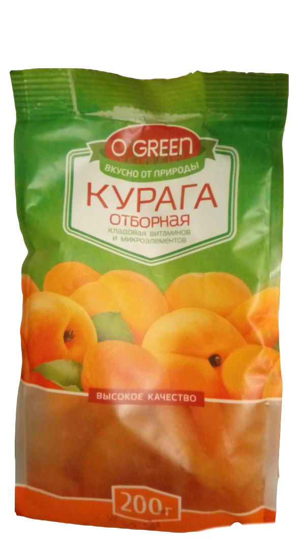 Курага сушеная ОGreen 200 г 140₽