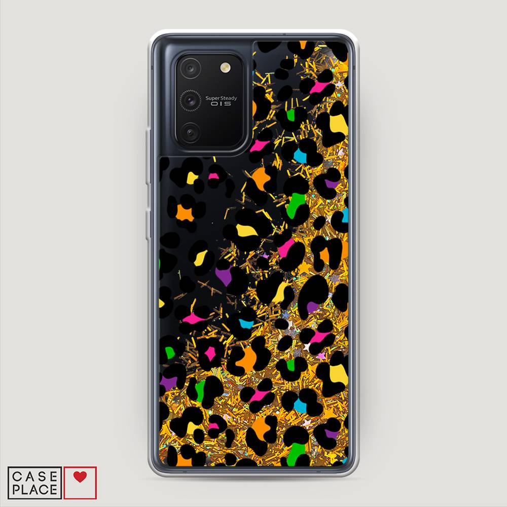 

Чехол Awog на Samsung Galaxy A91/S10 Lite "Яркий леопард", Разноцветный, 29990-1