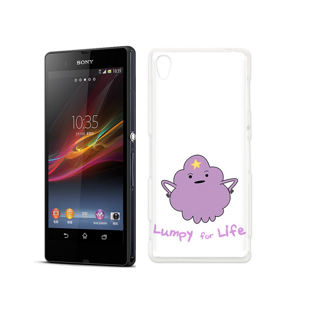 

Чехол MyPads Tocco для Sony Xperia Z Принцесса пупырчатого королевства, Прозрачный, Tocco
