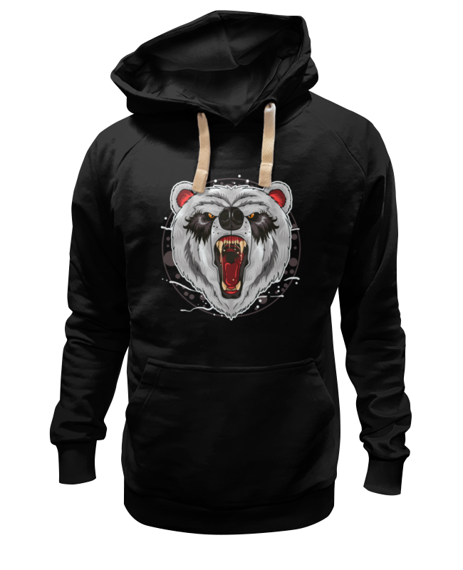 

Худи унисекс Printio panda черное M, Черный, panda