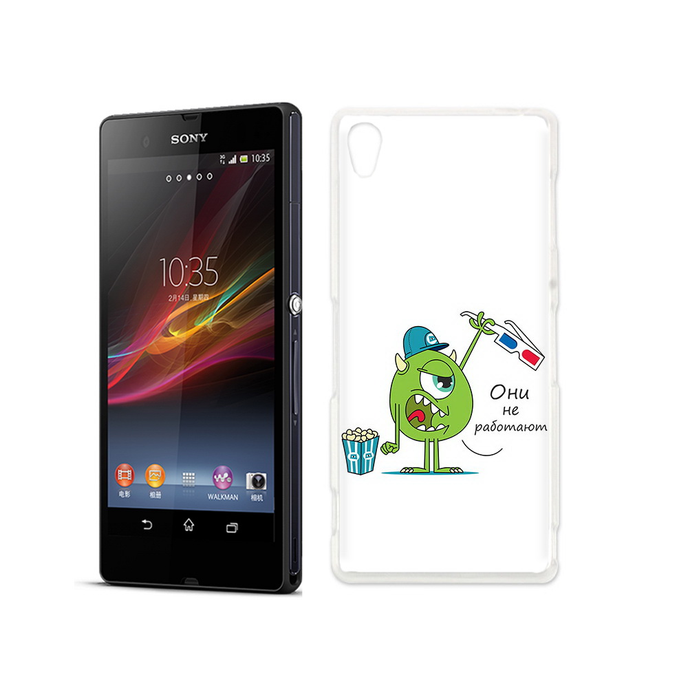 

Чехол MyPads Tocco для Sony Xperia Z Очки не работают, Прозрачный, Tocco