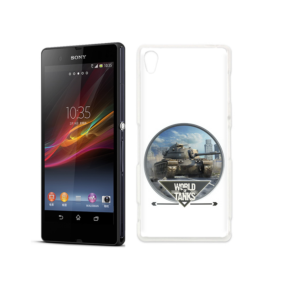 

Чехол MyPads Tocco для Sony Xperia Z Мир танков, Прозрачный, Tocco