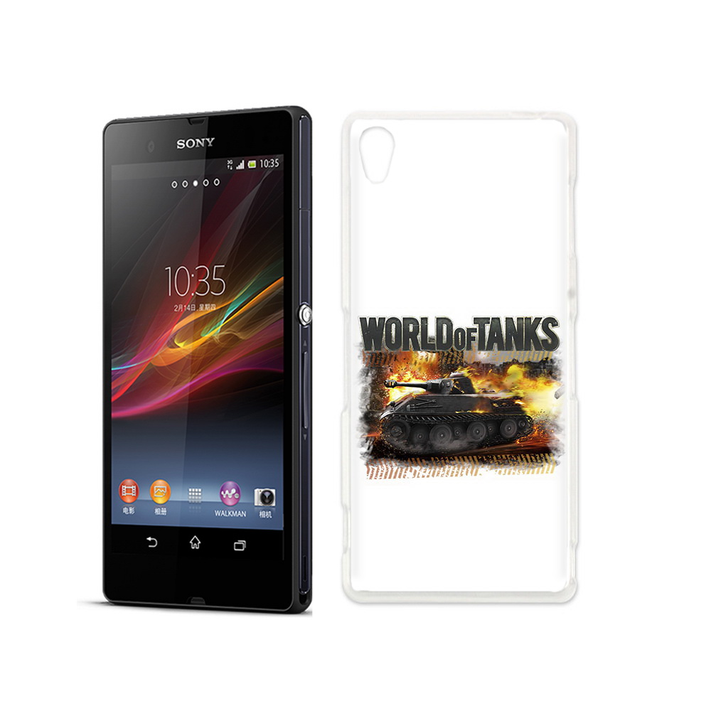 

Чехол MyPads Tocco для Sony Xperia Z Мир танков-2, Прозрачный, Tocco
