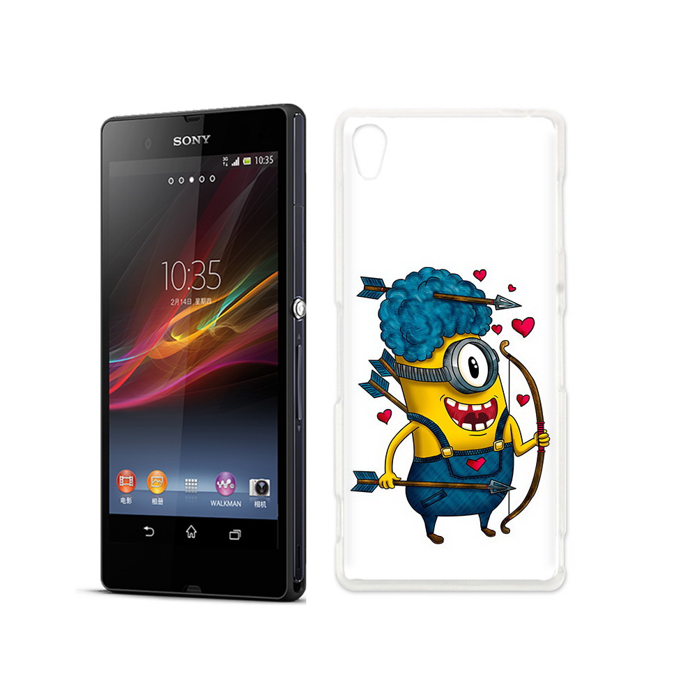 

Чехол MyPads Tocco для Sony Xperia Z Миньон купидон, Прозрачный, Tocco