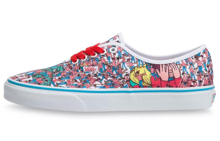 

Кеды унисекс Vans Where's Waldo x Authentic розовые 39 EU, Розовый, Where's Waldo x Authentic