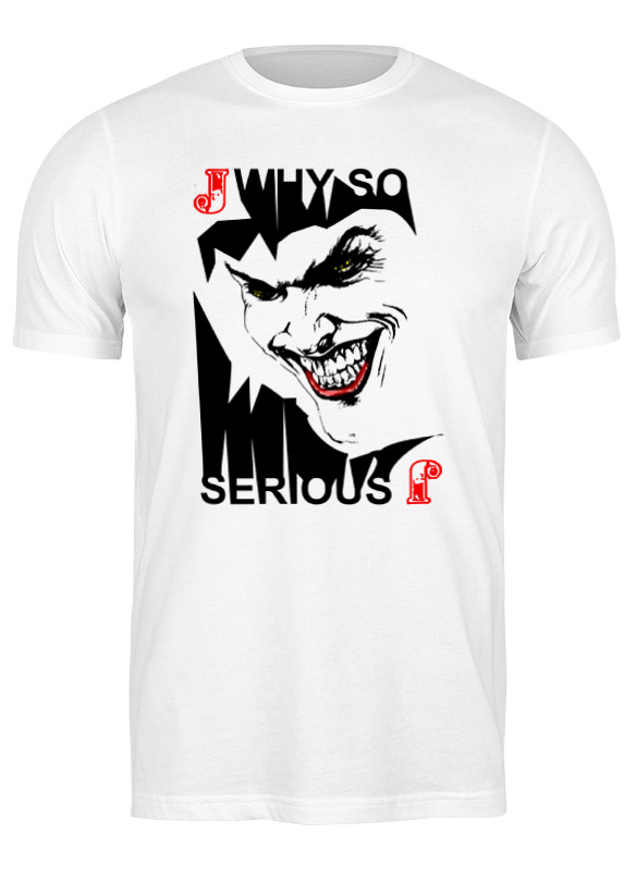 

Футболка мужская Printio Joker белая L, Белый, Joker