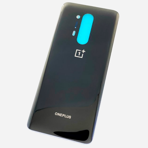 фото Задняя крышка для oneplus 8 pro (onyx black) со стеклом камеры