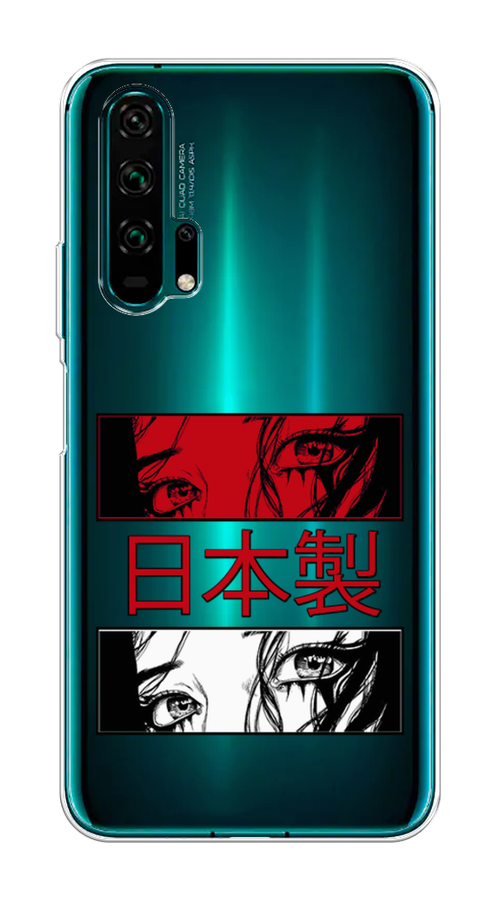 

Чехол на Honor 20 Pro "Аниме глаза манга", Красный;белый;черный, 69350-4