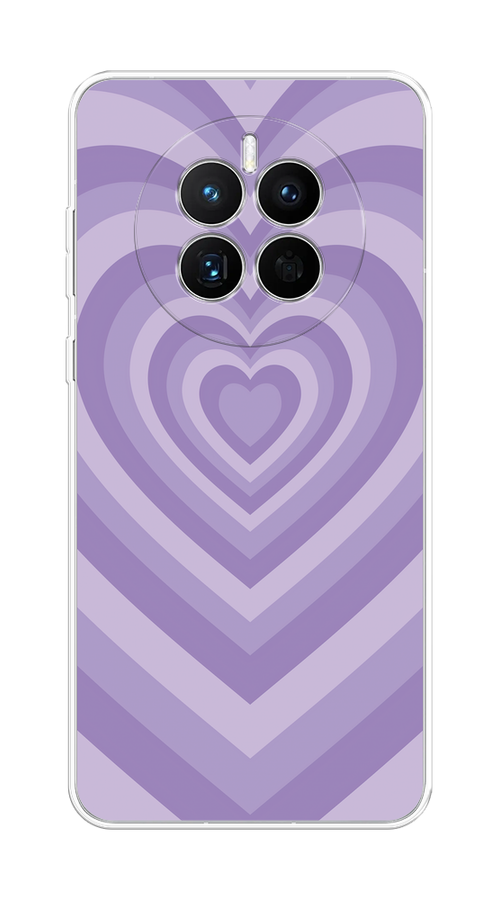 

Чехол на Huawei Mate 50 "Violet heart latte", Фиолетовый, 6109850-1