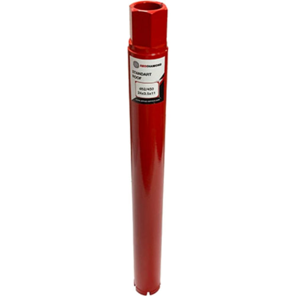 

Коронка алмазная Standart Roof (52х450 мм; 1 1/4") RedDiamond 1129010