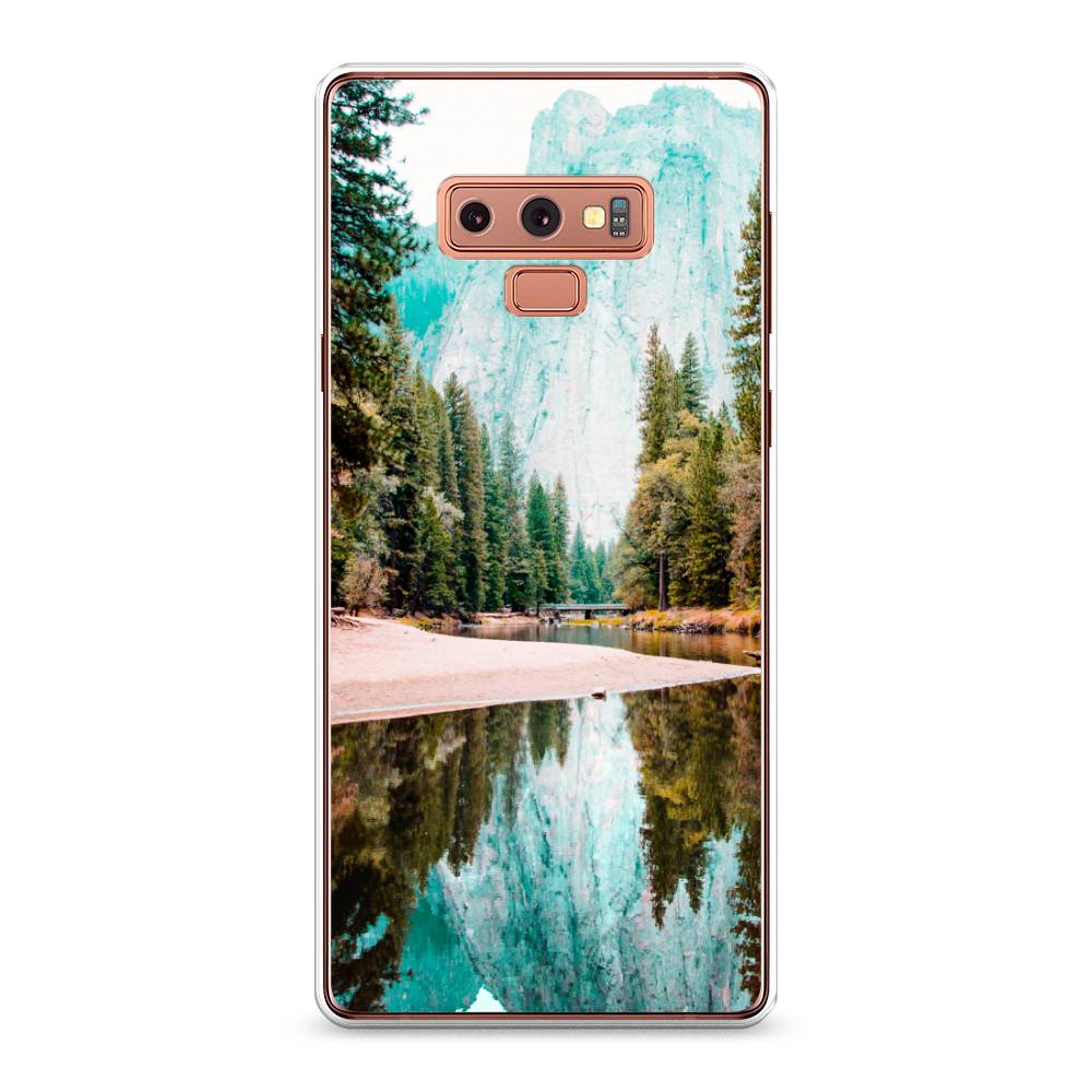 

Чехол Awog на Samsung Galaxy Note 9 "Горы 11", Зеленый;голубой, 26350-4
