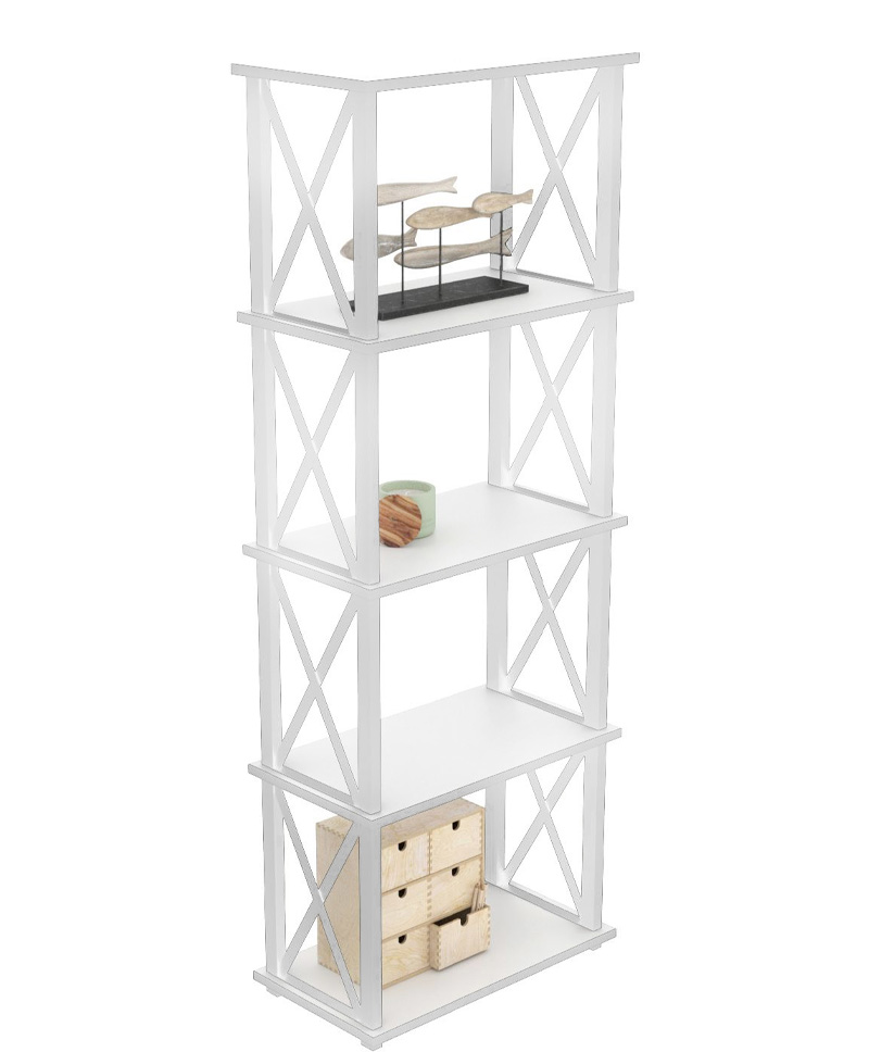 

Стеллаж Make Mebel Лофт-5 50х30х147 Белый, Лофт