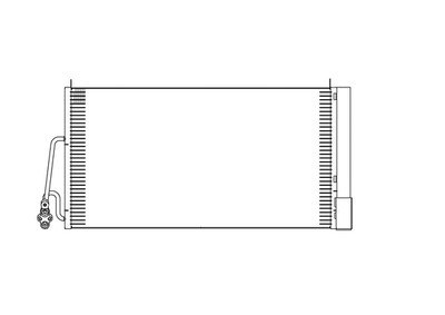 Конденсер mini cooper 1.4/1.6/1.6t 06-10