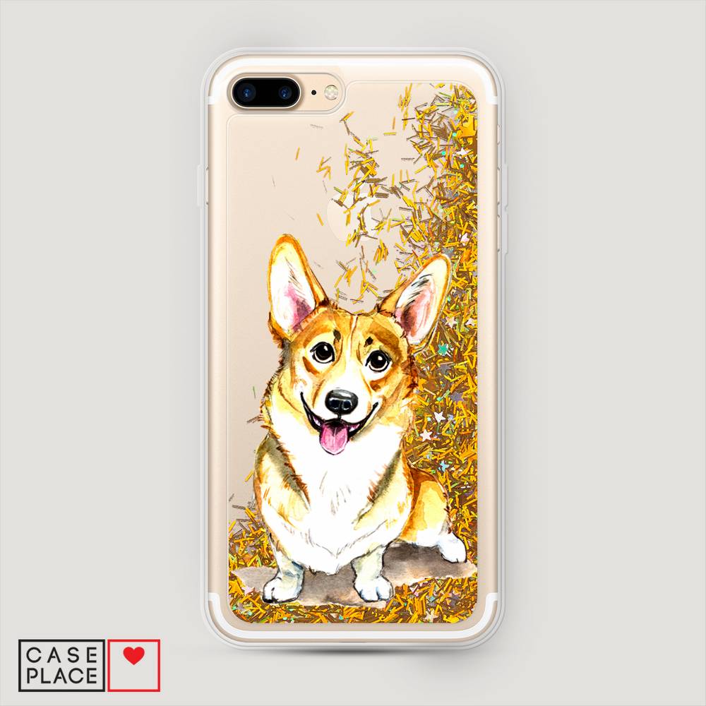 

Чехол Awog на Apple iPhone 8 Plus / Айфон 8 Plus "Малыш корги", 10990-1